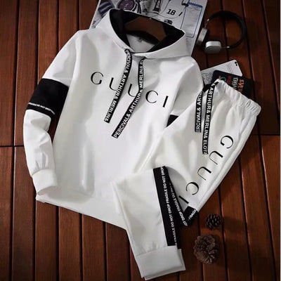 2 Piece Set Outfits Mens Sweatshirt Set Hoodies Sets Tracksuit Spring and Autumn Jogger Suit Male Pullover Winter Casual Clothes