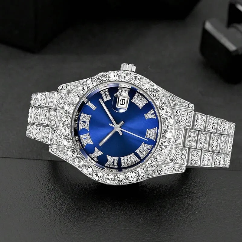 Fashion Men Watches Luxury Mens Watches Calendar Date Simple Fashion Men Wrist Watches Bracelet Clock