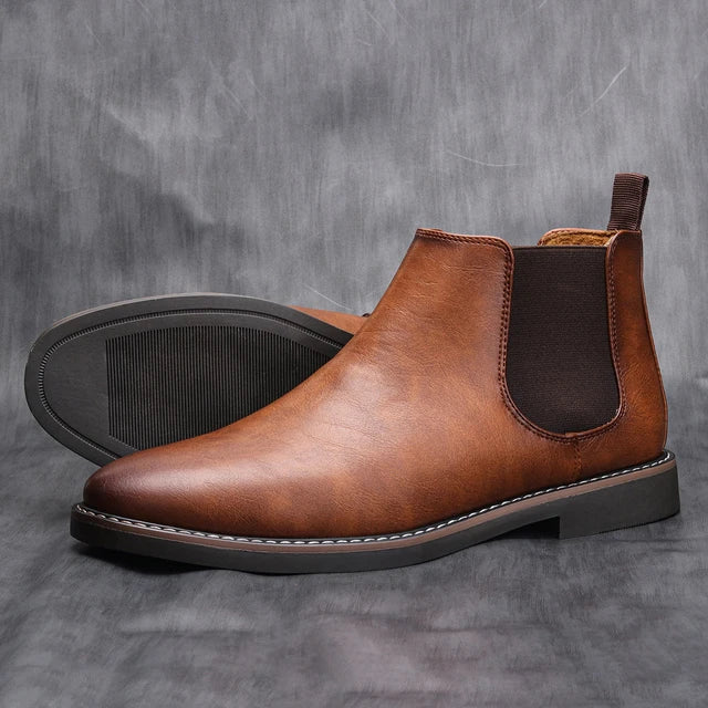 Men Chelsea Boots Brand Retro Comfortable 2023 Fashion Men Boots - My Store