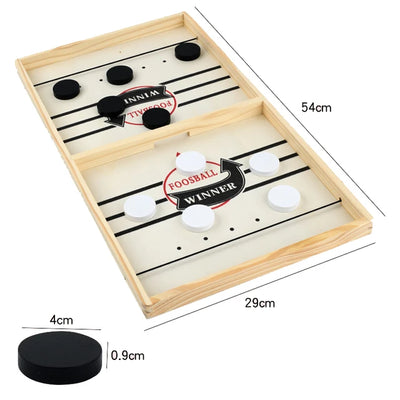 Table Hockey Paced Sling Board Game Fast Winner Party Desktop Battle Chess Adult Parent-child Interactive Child Family - My Store