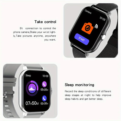 Smart Watch For Men Women Gift 1.44" Screen Full Touch Sports Fitness Watches Bluetooth Calls Digital Smartwatch Wristwatch - My Store