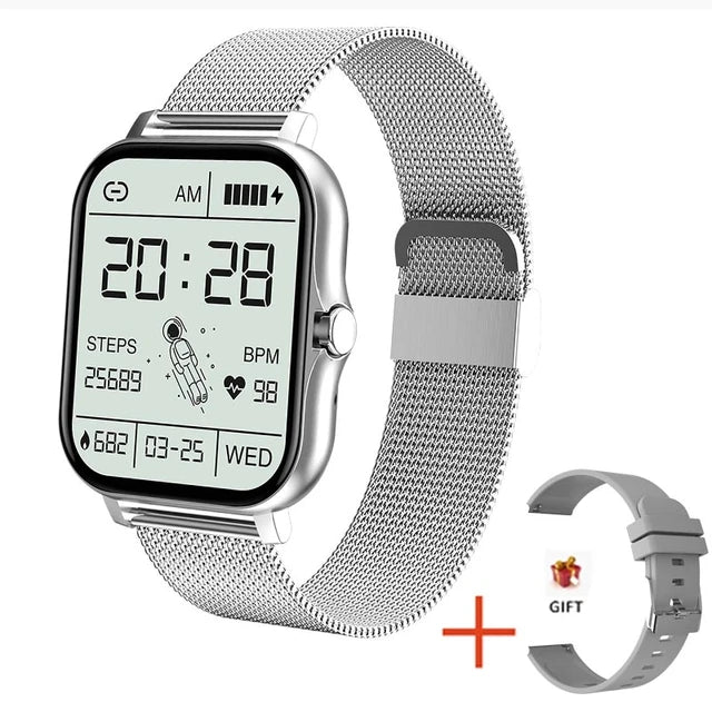 LIGE 2023 Smart Watch For Men Women Gift Full Touch Screen Sports Fitness Watches Bluetooth Calls Digital Smartwatch Wristwatch - My Store