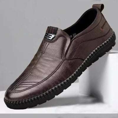 Summer Men's Casual Business Leather Shoes With Fashionable Design and Super Fiber Leather Surface For Comfort and Breathability - My Store