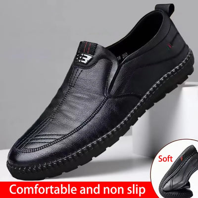 Summer Men's Casual Business Leather Shoes With Fashionable Design and Super Fiber Leather Surface For Comfort and Breathability - My Store