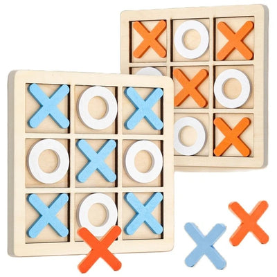 Montessori Play Game Wooden Toy Mini Chess Interaction Puzzle Training Brain Learing Early Educational Toys For Children Kids - My Store