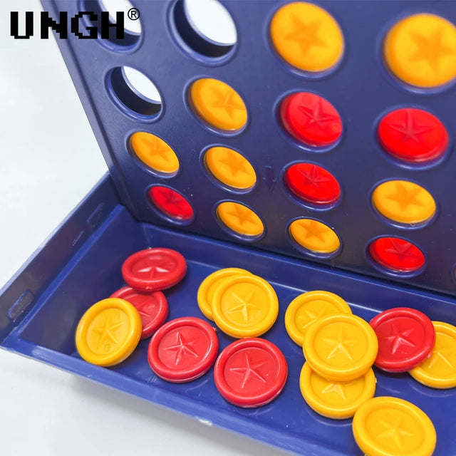 UNGH Four In A Row Bingo Chess Connect Classic Family Board Game Toys Fun Educational Toy for Kids Children Entertainment Game - My Store